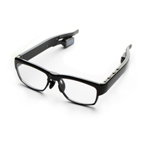 智能骨傳導(dǎo)藍(lán)牙耳機防水無輻射降噪高科技助聽復(fù)古眼鏡 未來聽覺與視覺的完美融合